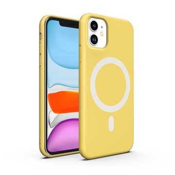 ETUI PREMIUM SILICONE MAGSAFE DO IPHONE 11