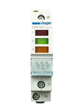 HAGER Lampka sygnalizacyjna LED 230VAC SVN129