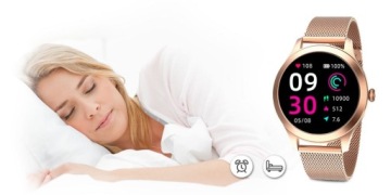Женские SMARTWATCH G.Rossi SW014G-2 Розовое золото