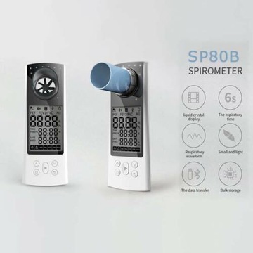 Портативный спирометр с перезаряжаемым Bluetooth-монитором легких