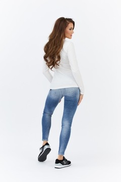 GUESS niebieskie jeansy damskie SKINNY HIGH 25/29