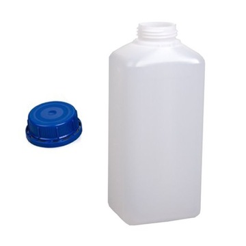 Butelka HDPE 1000 ml nakrętka z plombą na chemię