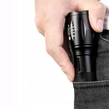 Сильный свет T6 Светодиодный фонарик из алюминиевого сплава