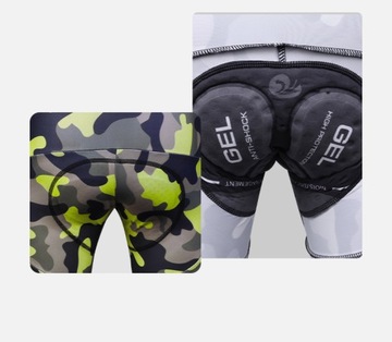 Zestaw Rowerowy Kolarski MĘSKI Koszulka Spodenki Żelowe Z SZELKAMI PRO 6XL