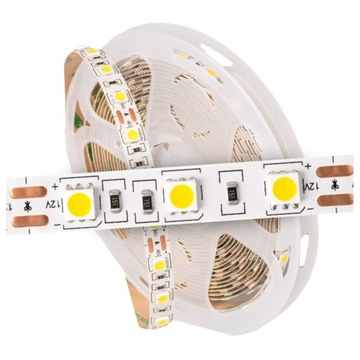 TAŚMA LED 5M 12V BIAŁA NEUTRALNA PASEK LEDOWY 300D