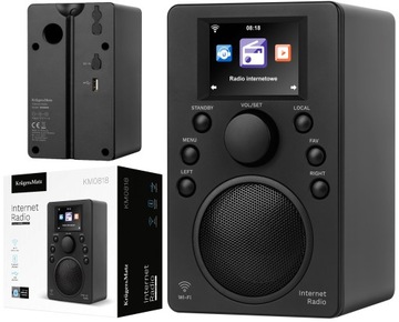RADIO INTERNETOWE WI-FI BT 5.0 DAB USB APLIKACJA
