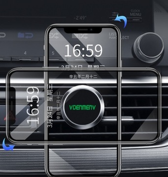 Магнитный держатель для телефона DENMEN на решетку