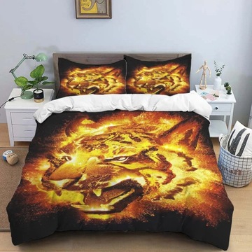 ZESTAW POŚCIELI PANDA KAMADO POSZWA NA KOŁDRĘ NADRUKIEM ANIME DEMON SLAYER