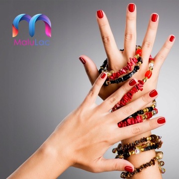 10x lakier hybrydowy MaluLac + Frezarka manicure