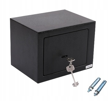 DUŻY SEJF KASETKA ELEKTRONICZNY SZYFR 5kg CZARNY 3