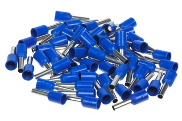 Tulejki izolowane zakończenie kabla 2,5mm 100szt