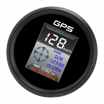 85-мм цифровой GPS-спидометр с узлами MPH KMH со светодиодной подсветкой I4