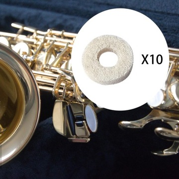 10 шт., фетровые подушечки, инструменты для ремонта, сменные аксессуары, латунь, музыкальный баритон