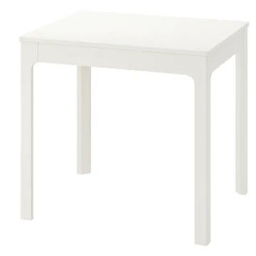 IKEA EKEDALEN Stół rozkładany, biały 80/120x70 cm