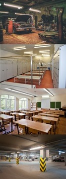 Герметичный светильник, светильник 120см для гаража и мастерской.