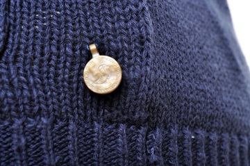 WRANGLER sweter NAVY knitted RP LONG CARDIGAN XS