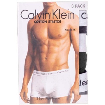 Bokserki męskie CALVIN KLEIN majtki 3 PARY czarne r.L