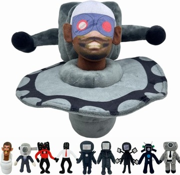 MASKOTKA SKIBIDI TOILET PLUSZ FLYING BUZZSAW 25CM