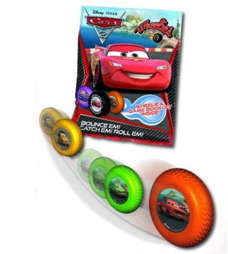 OPONA OPONKA W SASZETCE SASZETKA CARS 2 AUTA ZYGZAK DISNEY
