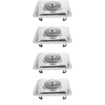 Салатница на пару, крышка от кастрюли, 4 шт.