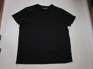 DRESSMANN KOSZULA T-SHIRT MĘSKA CZARNA 4XL 56-58