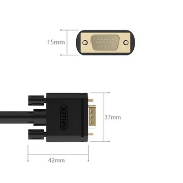 UNITEK Kabel VGA - VGA Premium 10M FULL HD D-SUB