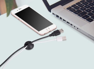 AG381 ORGANIZER KABLI CABLE DROP 6 SZTUK