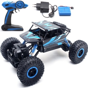 TERENOWY SAMOCHÓD ZDALNIE STEROWANY AUTO 4x4 R/C PILOT Akumulator Ładowarka