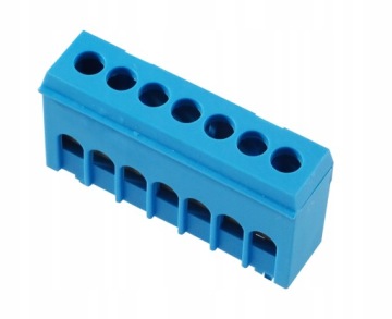 MOSTEK W OBUDOWIE LISTWA ZACISKOWA 7P NIEBIESKA