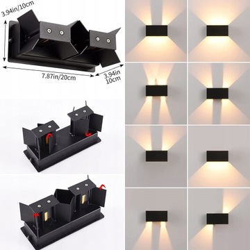 LAMPA ŚCIENNA ELEWACYJNA ZEWNĘTRZNY KINKIET L
