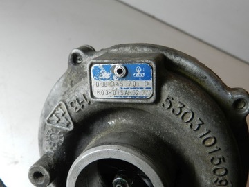 ТУРБИНА ТУРБОКОМПЕНСАТОР 1.9 TDI VW GOLF 4 BORA SKODA OCTAVIA A3 038145701D