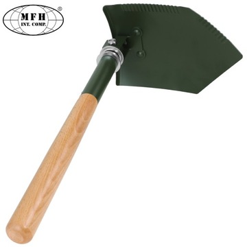 СЕДЛО СКЛАДНОЙ ПИЛЫ С ДЕРЕВЯННОЙ РУЧКОЙ MFH US ARMY DELUXE OLIVE