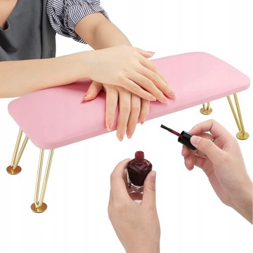 PODSTAWKA PODKŁADKA poduszka pod dłoń rękę do manicure pedicure RÓŻOWA