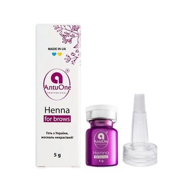 Henna pudrowa do brwi AntuOne jasny brąz 5g