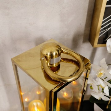 САДОВЫЙ ФОНАРЬ БОЛЬШОЙ НЕРЖАВЕЮЩАЯ СТАЛЬ БОЛЬШОЙ ЗОЛОТОЙ МЕТАЛЛ XL