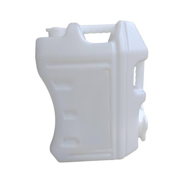 Portable Water Container Water Bucket 15L with Screw Lid Water Barrel White