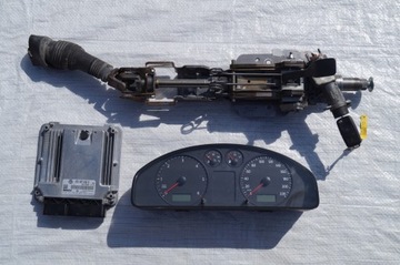 KOMPUTER LICZNIK STACYJKA ZESTAW VW T5 2.5 TDI BNZ