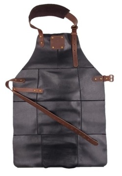 FARTUCH SKÓRZANY KOLOR CZARNY BBQ /APRON BLACK