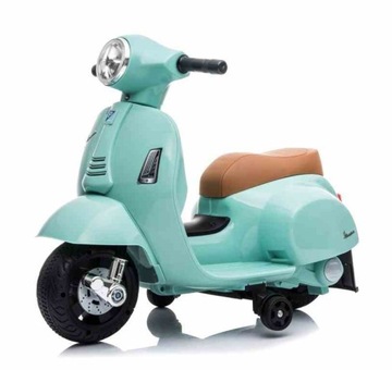 Самокат Vespa на аккумуляторе, бирюзовый