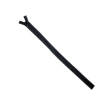 Zamek błyskawiczny 40CM kryty CZARNY 2360