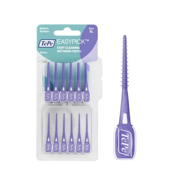 TEPE EASY PICK XL NIEBIESKIE WYKAŁACZKI 36 szt
