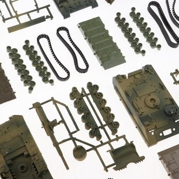 8 sztuk 4d nowoczesny model pojazdu wojskowego 1:72 ciężki