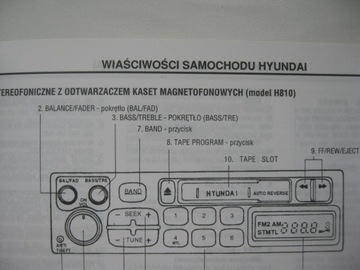 HYUNDAI ACCENT 94-00 Руководство по эксплуатации на польском языке