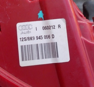 AUDI A4 B8 8K FACELIFT KOMBI SVĚTLO PRAVÁ ZADNÍ LED