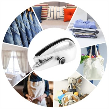 РУЧНАЯ ПОРТАТИВНАЯ ШВЕЙНАЯ МАШИНА С АККУМУЛЯТОРНЫМ ИЛИ КАБЕЛЬНЫМ УПРАВЛЕНИЕМ БЫСТРАЯ ТОЧНОСТЬ