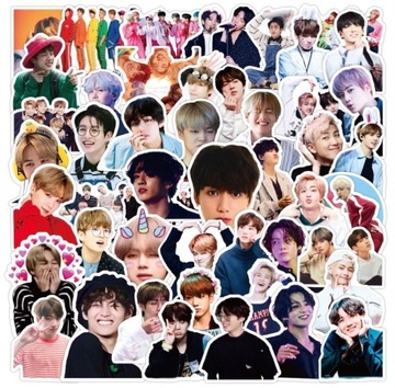 Naklejki BTS Bangtan Boys KPOP 25 szt