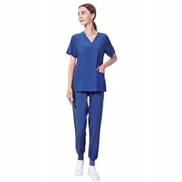 KOMPLET MEDYCZNY KOSZULKA SPODNIE UNIFORM DAMSKI