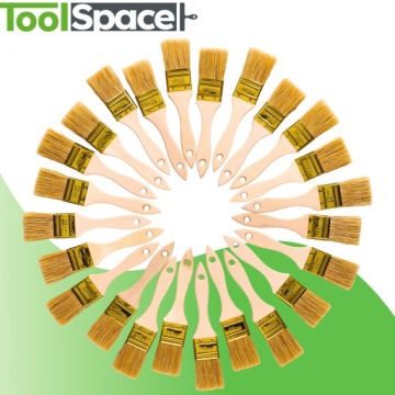 ПОЛУАНГЛИЙСКАЯ ЩЕТКА 36 ММ | Плоская кисть для малярных работ Универсальная ПОЛИРОВКА