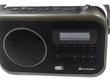 Сетевой радиоприемник DAB+ с аккумулятором, FM Soundmaster DAB270SW