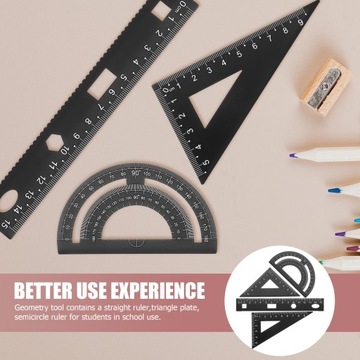 Деревообрабатывающая линейка, алюминиевый набор инструментов, геометрия